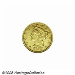 1857-C $5 XF45 ANACS. Variety 25-J, the only know