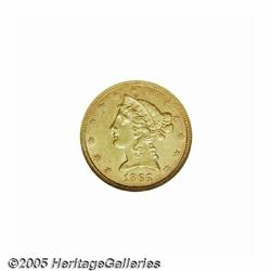 1866 $5 AU58 NGC. An important transitional year 