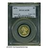 Image 3 : 1874 $5 AU58 PCGS. In a year when small gold prod