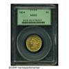 Image 1 : 1904 $5 MS62 PCGS. A few wispy slide marks preclu