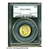 Image 1 : 1907 $5 MS64 PCGS. This half eagle is generally c