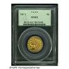 Image 1 : 1912 $5 MS62 PCGS. A suitably struck and shimmeri