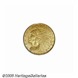 1912-S $5 MS62 PCGS. Sharply struck with pale yel