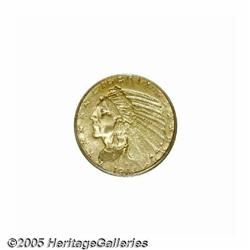 1914-S $5 MS62 PCGS. Fully lustrous light yellow-