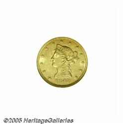 1848 $10 MS61 NGC. Any No Motto Eagle is scarce i