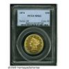 Image 1 : 1874 $10 MS61 PCGS. This is an extremely importan