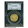 Image 1 : 1888-S $10 MS62 PCGS. Peach-gold surfaces display