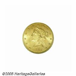 1891-CC $10 MS63 PCGS. The 1891-CC is a popular C