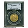 Image 3 : 1891-CC $10 MS63 PCGS. The luminous canary-gold f