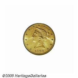 1898-S $10 MS63 PCGS. Sharply struck with virtual