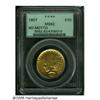 Image 1 : 1907 $10 No Motto MS62 PCGS. An average strike fo