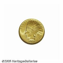 1907 $10 No Motto MS64 NGC. The 1907 is the first