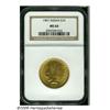 Image 3 : 1907 $10 No Motto MS64 NGC. Green-gold and subtle