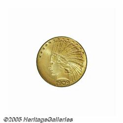 1909-D $10 MS63 PCGS. A scarcer issue among early