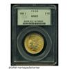 Image 1 : 1911 $10 MS62 PCGS. This handsome olive and apric