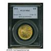 Image 1 : 1914 $10 MS62 PCGS. A few small ticks on the chee