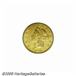 1853-O $20 AU50 PCGS. The '53-O is a slightly bet