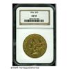 Image 3 : 1856 $20 AU55 NGC. Deep yellow-gold surfaces stil