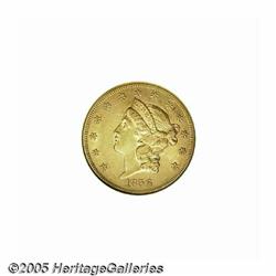 1856 $20 AU58 NGC. The 1856 is a scarce and under