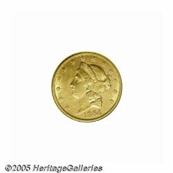 1864-S $20 AU58 NGC. Although not the rarest S-mi