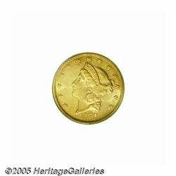 1870-S $20 MS61 PCGS. The 1870-S has a low surviv