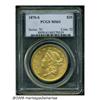 Image 3 : 1870-S $20 MS61 PCGS. The 1870-S has a low surviv