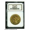 Image 1 : 1876-S $20 AU58 NGC. This S-Mint double eagle dis