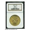 Image 3 : 1880-S $20 MS62 NGC. Sharply struck and highly lu