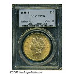 1888-S $20 MS62 PCGS. The 1888-S is one of the be