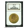 Image 1 : 1889 $20 MS62 NGC. This low mintage date (44,111 