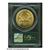 Image 4 : 1889-CC $20 MS60 PCGS. Sharply struck with rich y