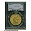 Image 3 : 1894-S $20 MS63 PCGS. The fields have a golden-gr