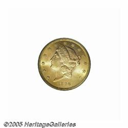 1896 $20 MS64 PCGS. This is an exceptional exampl