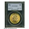 Image 3 : 1896 $20 MS64 PCGS. This is an exceptional exampl