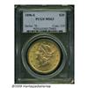Image 1 : 1896-S $20 MS63 PCGS. An attractive and attentive