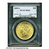 Image 1 : 1899-S $20 MS63 PCGS. The surfaces are pleasing f
