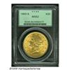 Image 1 : 1900-S $20 MS62 PCGS. This turn of the century Do