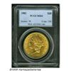 Image 1 : 1902 $20 MS62 PCGS. Sharply struck with rich hone