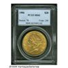 Image 1 : 1906 $20 MS62 PCGS. Frosty light yellow luster wi