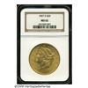 Image 1 : 1907-S $20 MS62 NGC. This is an exceptionally att