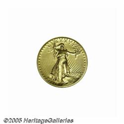 1907 $20 High Relief, Flat Rim--Cleaned, Mount Re