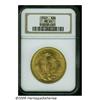 Image 1 : 1907 $20 Arabic Numerals MS63 NGC. A shimmering f