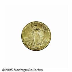 1907 $20 Arabic Numerals MS66 S NGC. The numerous