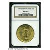 Image 3 : 1907 $20 Arabic Numerals MS66 S NGC. The numerous