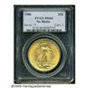 Image 3 : 1908 $20 No Motto MS66 PCGS. Uncommonly smooth wi