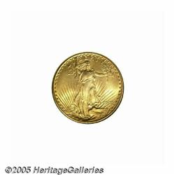 1908 $20 No Motto MS66 NGC. Exceptionally sharp a