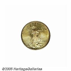 1911 $20 MS64 PCGS. Bright, granular surfaces str