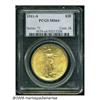 Image 1 : 1911-S $20 MS64 PCGS. Fully brilliant and lustrou