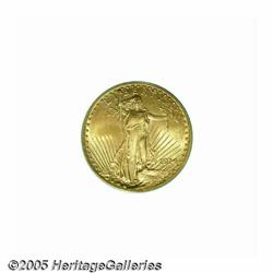 1914 $20 MS63 PCGS. Radiant peach and straw-gold 