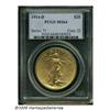 Image 1 : 1914-D $20 MS64 PCGS. This '14-D shows apricot-go